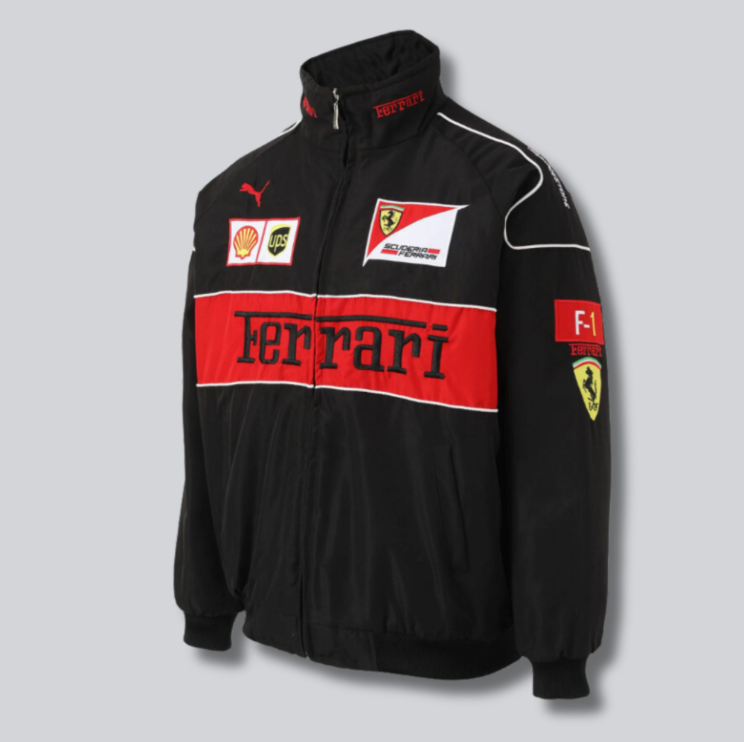 Black Ferrari Vintage Jacket