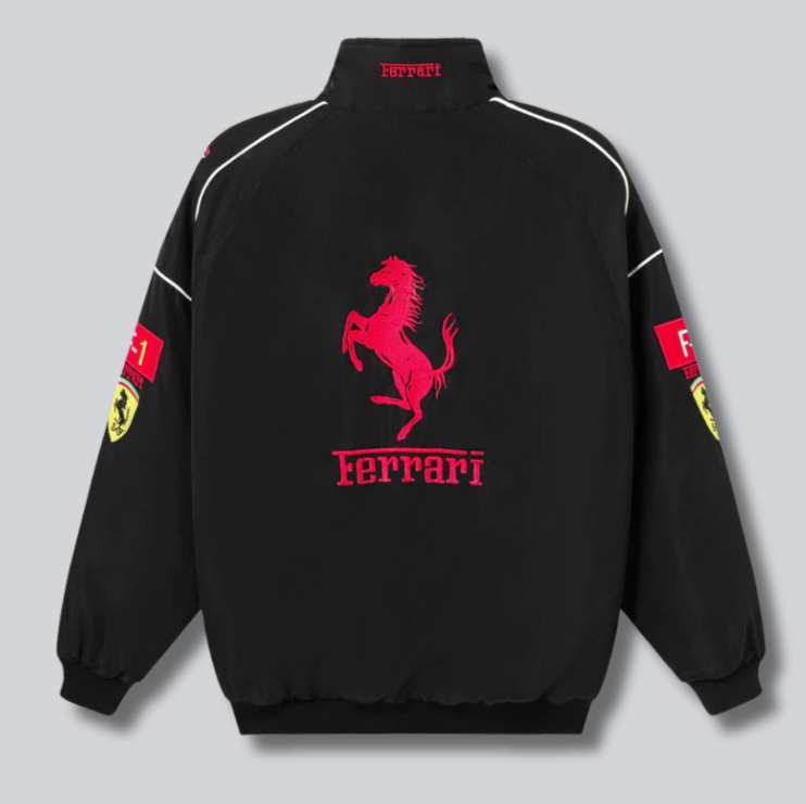 Black Ferrari Vintage Jacket