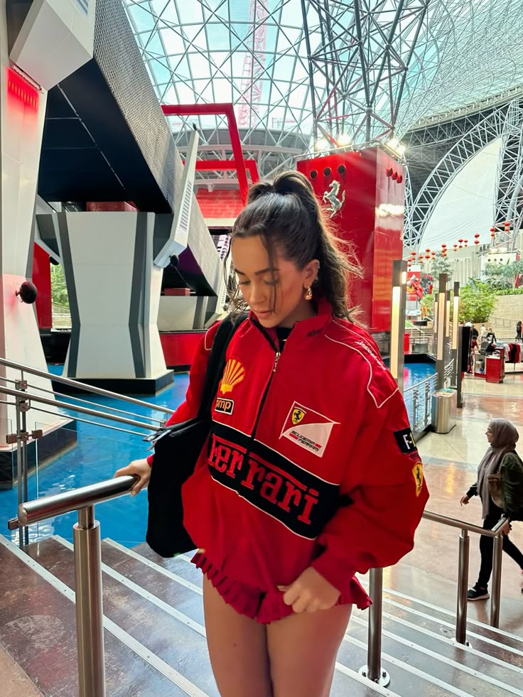 Red Ferrari Vintage Jacket