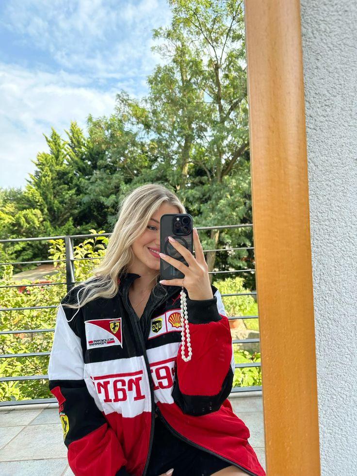 White Ferrari Vintage Jacket