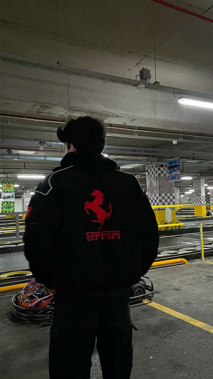 Black Ferrari Vintage Jacket