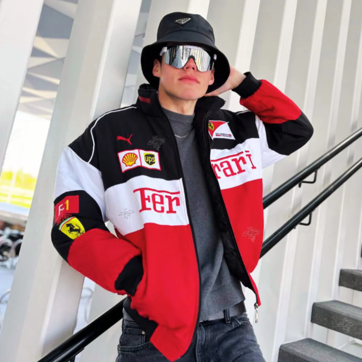 White Ferrari Vintage Jacket