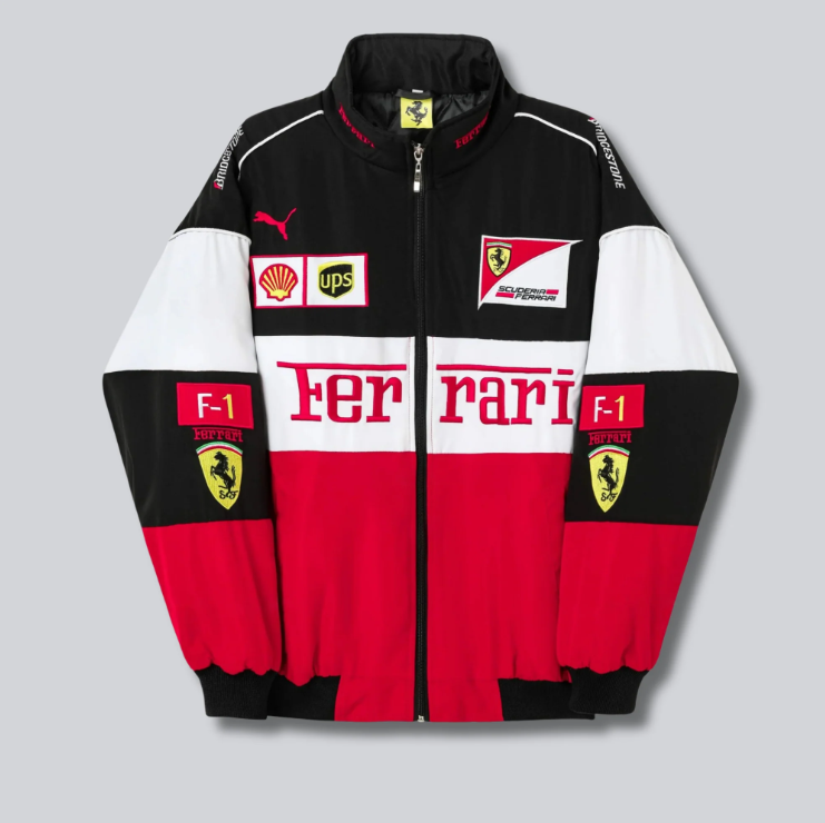 White Ferrari Vintage Jacket